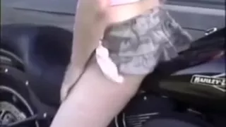 My concupiscent girlfriend dates me 'cuz I have a bike