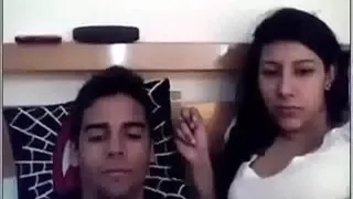Naughty busty Indian girlfriend sucks me off previous to doggyfucking