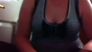 Wicked chunky web camera lady showed me her tits and cunt