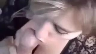 Outdoors quickie with my shameless blonde chick in the forest