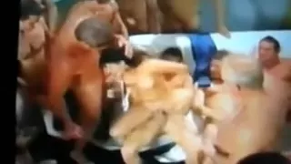 Amoral jerk enjoying a fine porn clip as this chap masturbates