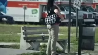 Petite non-professional a-hole of hawt white cuties on the street