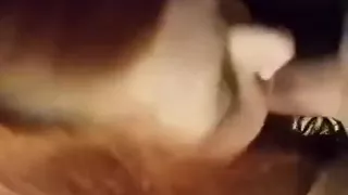 Redhead amateur cougar can't live out of petite dongs 'because they are handy for deepthroating