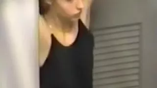 Slim white abbe got her love muffins exposed to the hidden camera in CR