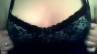 Sexually Lewd anonymous beauty demonstrates her wet knockers