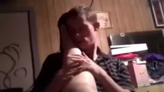 This juvenile lad-friend is just a freak and worships my chunky legs