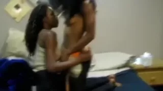 two whorish black lesbo sweethearts make a performance for me