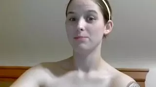 Very cute and petite girlfriend does freaky things when lonely