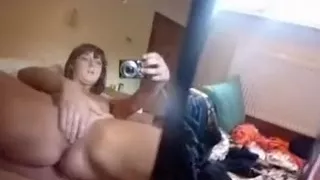 Watching myself masturbate truly turns me on for way-out squirting