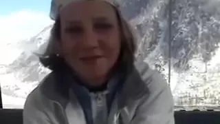 when i acquire cold my excited playgirl gives me hard blowjob  during the time that skiing