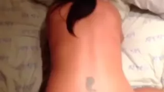 Wife gets doggy styled in bedroom and enjoys it well