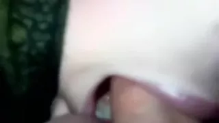 a long and pulsating pink rod of my boyfriend  fucks me in the face hole and cum-hole
