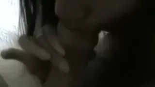 Oriental black brown hair tramp thoroughly blowing my dick on POV tape