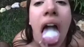 cum-addicted girlfriend  sucks my big cock like a filthy bitch