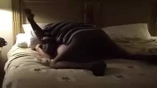 I told my wife to receive a darksome stud and film how this sweetheart bonks him