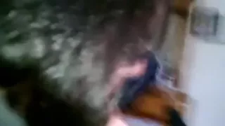 Mature white lady tries to impress me with footjob