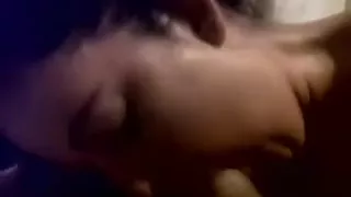 Teasing orall-service from my girlfriend's female friend in my room