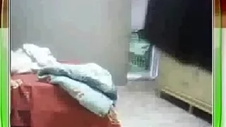 This tiny beauty in her bedroom does freaky things on web camera