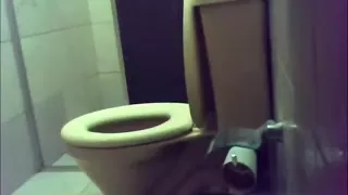 Bulky mother i'd like to fuck wife on hidden cam in the washroom taking dump