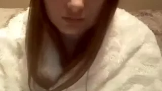 eighteen year old young bitch shows her sexy undressed a-gap