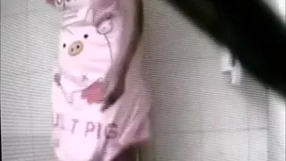 Hidden spy cam in the bathroom catches my woman topless