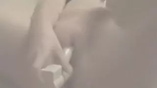 Mother I'd Like To Fuck wife tries out a double headed sex-toy on her pussy