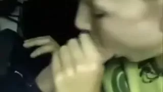 My agreeable golden-haired young girlfriend blows my wang on private episode