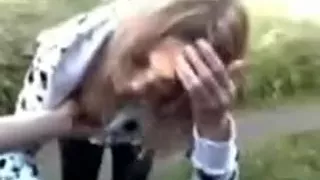 Hot and lascivious chick was taken outdoors and happy