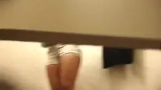 Hawt juvenile playgirl with wet wazoo tried on fresh raiment on spy web camera clip