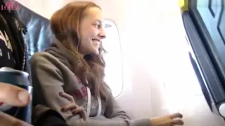 Lascivious spouse on the plane