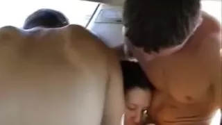 friends fuck the wife in the car