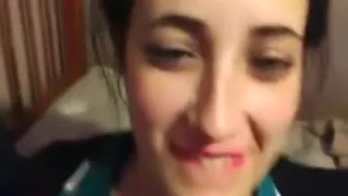 Show the cum in advance of you swallow!