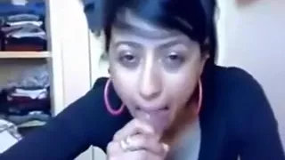 My lusty amateur pov blowjob with me and a Latina