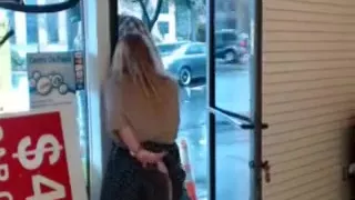 Consummate fuck in the store