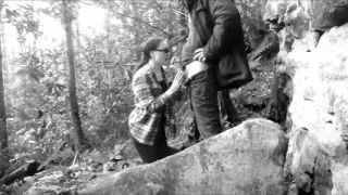 Bitch sucks my wang in my real amateur facials video