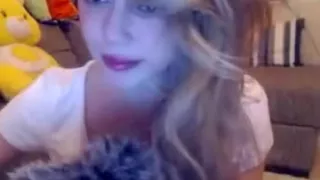 I'm teasing in my nasty homemade webcams clip