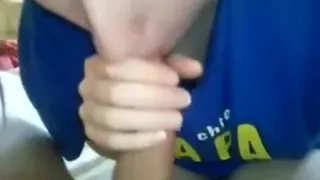 Slut sucks big rod in amateur sex pov video clip