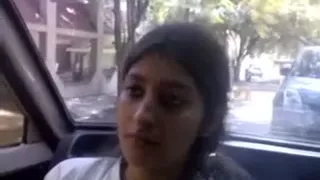 indian glamorous cute excellent baby breast feed and give oral-job to boyfriend  in car