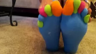 Amateur Toe Socks and Bare Feet