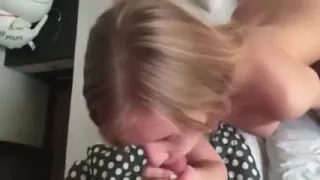 Offering to a lady a sweet facial