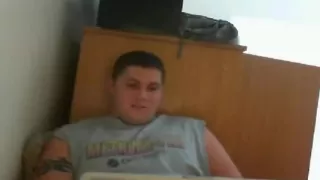 big guy and adorable girlfriend 