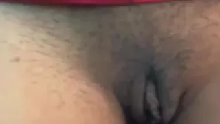 hot chick plays whith 2 toys one in pussy and ass liquid part iss cut out to se it