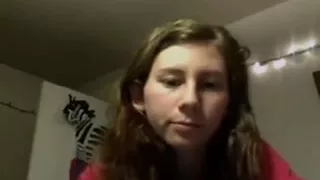 Slut playing on webcam