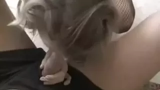 sweet wife in black stcokings