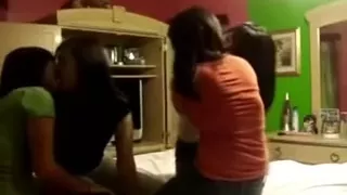 4 babes latina lesbian kissing