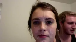 Homemade ass to mouth video with a naughty brunette gal