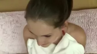 Red Dress Blowjob Facial