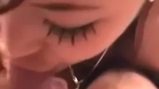 Chinese girl strips and does it