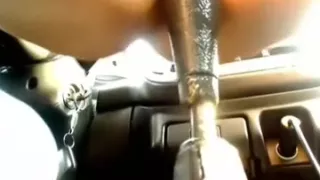 Anal enjoyment in the car