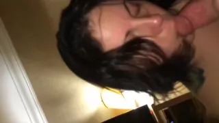 Barefaced bimbo is looking hawt in this homemade pov episode. It shows her engulfing my 10-Pounder and getting facial.